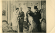 Henny Porten, Hans Felix, Rudolf Biebrach, Fritz Richard (hinten v.l.n.r.), Frida Richard (vorne) in "Ihre Hoheit" (1913)
