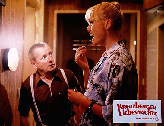 Eberhard Cohrs, Uschi Buchfellner (v.l.n.r.) in "Kreuzberger Liebesnächte" (1980)