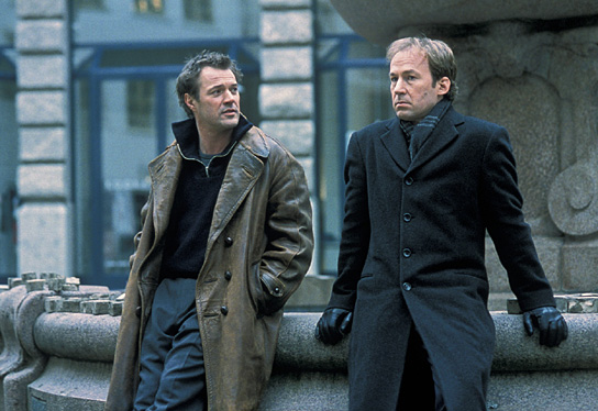 Sebastian Koch, Ulrich Noethen (v.l.n.r.) in "Das fliegende Klassenzimmer" (2002) Das fliegende Klassenzimmer, Quelle: Constantin, DIF