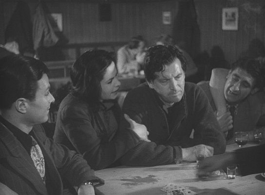 Harald Holberg (links), Katharina Mayberg, Frits van Dongen (3.v.l.) in "Hinter Klostermauern" (1951/52) Hinter Klostermauern