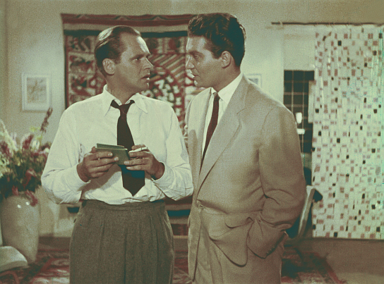 Albert Lieven, Jan Hendriks (v.l.n.r.) in "Heimweh nach Deutschland" (1954) Heimweh nach Deutschland