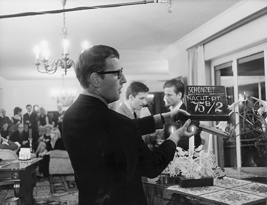 Peter Schamoni (vorne) bei den Dreharbeiten zu "Schonzeit für Füchse" (1965/66) Schonzeit für Füchse