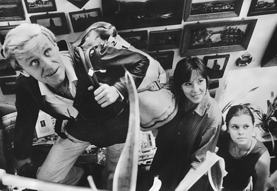 Horst Frank, Kika Mol, Leslie Malton (v.l.n.r.) in "Das Traumhaus" (1980) Das Traumhaus, © Bärenfilm, Ziegler-Film