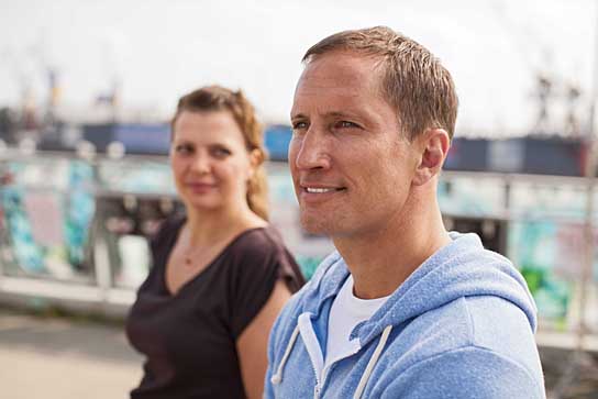 JJördis Triebel, Benno Fürmann in "Der fast perfekte Mann" (2011-13) Der fast perfekte Mann; © UFA Cinema, Frank Dicks