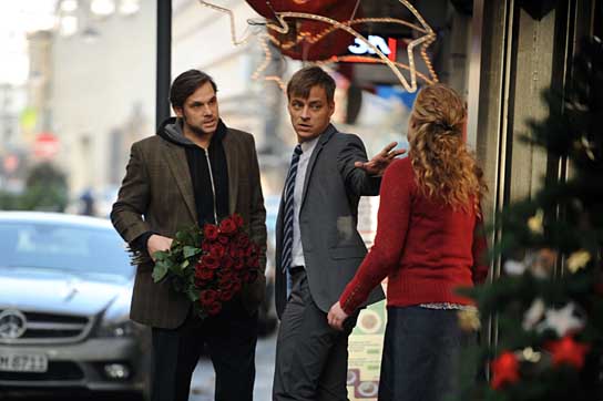 Alexander Beyer, Thomas Wlaschiha, Diana Amft (v.l.n.r.) Frisch gepresst