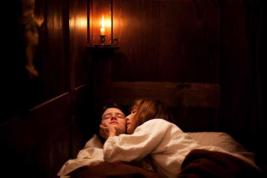 Pauline Etienne, Isabelle Huppert (v.l.n.r.) in "Die Nonne" (2012/13) Die Nonne, Quelle: Camino Filmverleih, DIF, © Sylvie Lancrenon