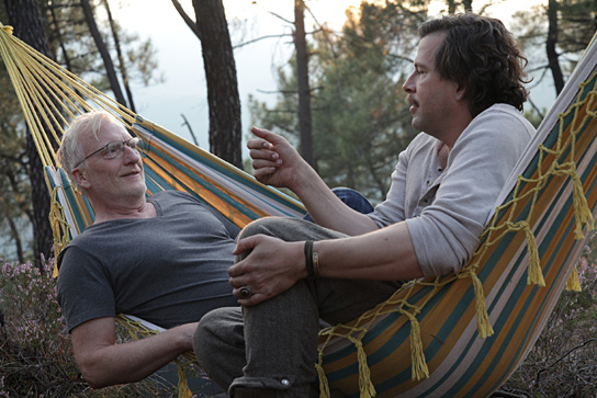 Ernst Stötzner, Hans-Jochen Wagner (v.l.n.r.) in "Stiller Sommer" (2012/13) Stiller Sommer, Quelle: Zorro Filmverleih, DIF