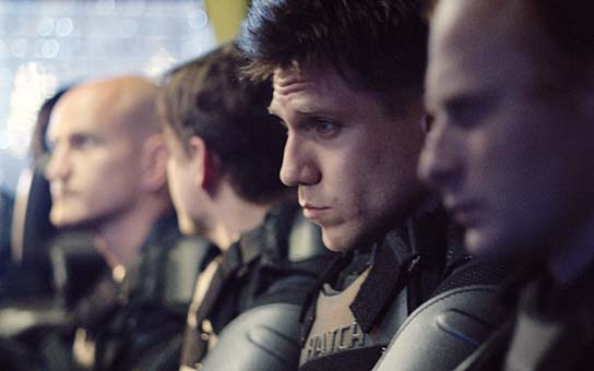 Hanno Koffler (2.v.r.) in "Freier Fall" (2012/13) Freier Fall