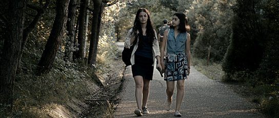 Mariam Bokeria, Lika Babluani (v.l.n.r.) in "Die langen hellen Tage" (2012/13) Die langen hellen Tage, Quelle: BeMovie, DIF, © Indiz Film