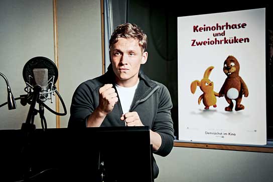 Matthias Schweighöfer als Sprecher in "Keinohrhase und Zweiohrküken" (2012/13) Keinohrhase und Zweiohrküken; © Warner Bros. Ent.
