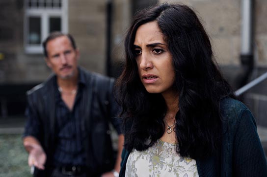 Benno Fürmann, Narges Rashidi in "Von Glücklichen Schafen" (2013/14) Von Glücklichen Schafen, © Filmfabrik Köln, Bernd Spauke