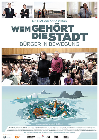 Filmplakat von "Wem gehört die Stadt? - Bürger in Bewegung" (2013/14) Wem gehört die Stadt? - Bürger in Bewegung