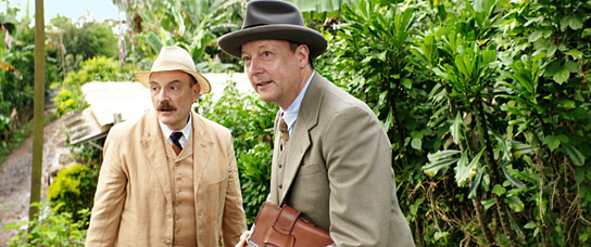 Josef Hader, Matthias Brandt (v.l.n.r.) in "Vor der Morgenröte - Stefan Zweig in Amerika" (2015/16) "Vor der Morgenröte - Stefan Zweig in Amerika", © X Verleih