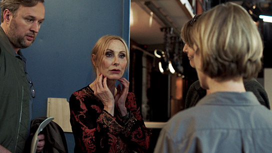 Stephan Grossmann, Andrea Sawatzki, Nicole Marischka, Judith Engel (v.l.n.r.) in "Casting" (2017) "Casting", Quelle: Piffl Medien, DIF