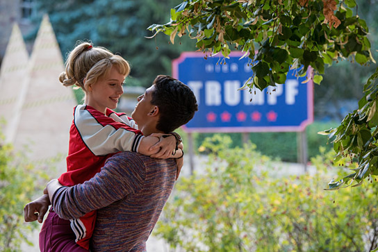 Lina Larissa Strahl, Emilio Sakraya in "Bibi & Tina - Tohuwabohu total" (2016/17) "Bibi & Tina - Tohuwabohu total", Quelle: DCM Film Distribution, DIF
