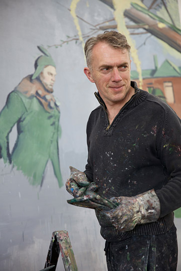 Neo Rauch in "Neo Rauch - Gefährten und Begleiter" (2014-16) "Neo Rauch - Gefährten und Begleiter", Quelle: Weltkino Filmverleih, DIF