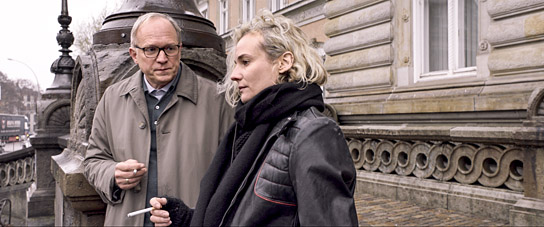 Ulrich Tukur, Diane Kruger in "Aus dem Nichts" (2017) Aus dem Nichts, © 2016 Bombero International, Warner Bros. Ent.
