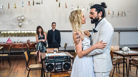 Denis Moschitto (hinten), Diane Kruger, Numan Acar (vorne v.l.n.r.) in "Aus dem Nichts" (2017) "Aus dem Nichts", © 2016 Bombero International, Warner Bros. Ent.