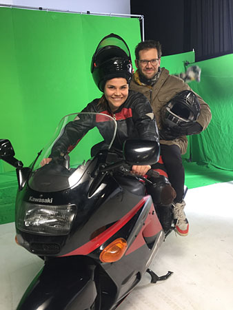 Katharina Wackernagel, Jonas Grosch auf Kinotour mit "Wenn Fliegen träumen" (2018) "Wenn Fliegen träumen"; Quelle: Résiste Filmproduktion, DIF, © Résistefilm