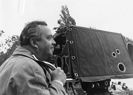 Friedl Behn-Grund bei den Dreharbeiten zu "Käpt'n Bay Bay" (1953); Quelle: DFF