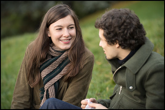 Louise Chevillotte, Quentin Dolmaire in "Synonymes" (2019); Quelle: Grandfilm, DFF, © Guy Ferrandis, SBS Films