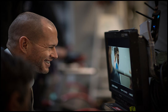 Nadav Lapid bei den Dreharbeiten zu "Synonymes" (2019) Nadav Lapid bei den Dreharbeiten zu "Synonymes" (2019); Quelle: Grandfilm, DFF, © Guy Ferrandis, SBS Films