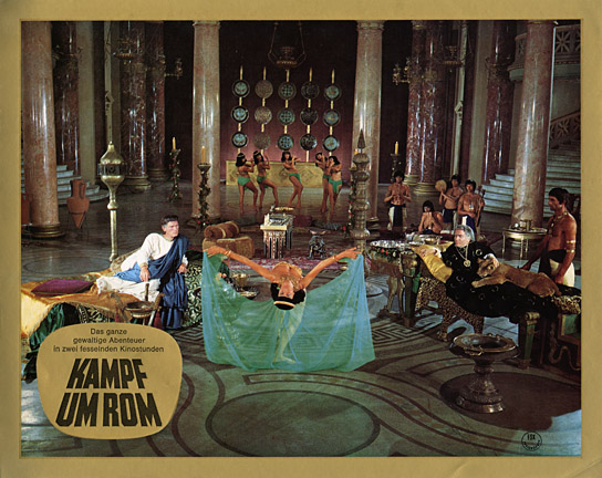 Laurence Harvey (links) in "Kampf um Rom" (1976); Quelle: DFF