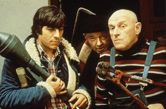 Werner Enke, Werner Schwier, Benno Hoffmann (v.l.n.r.) in "Wehe, wenn Schwarzenbeck kommt" (1978)
