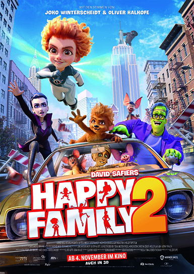 Filmplakat von "Happy Family 2" (2021); Quelle: Warner Bros. Pictures Germany, DFF