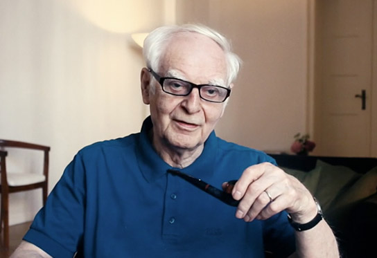 Adolf Muschg in "Generation Adolf" (2021); Quelle: Michael Konstabel, © Michael Konstabel