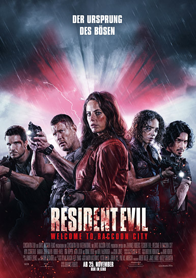 Filmplakat von "Resident Evil: Welcome to Raccoon City" (2020); Quelle: Constantin Film Verleih, DFF