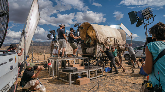 Dreharbeiten zu "Der junge Häuptling Winnetou" (2021)