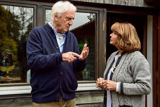 Günther Maria Halmer, Senta Berger (v.l.n.r.) in "Weißt du noch" (2023)