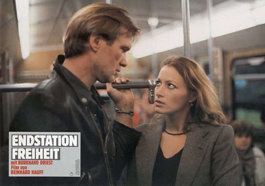 Burkhard Driest, Katja Rupé (v.l.n.r.) in "Endstation Freiheit" (1980)