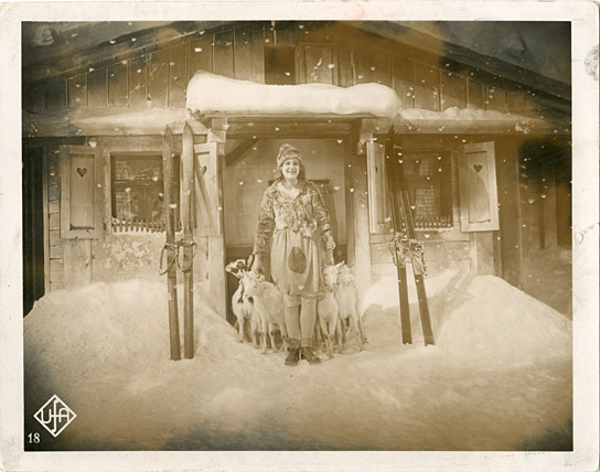 Leni Riefenstahl in "Der große Sprung" (1927)