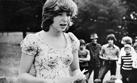 Kareen Schröter (vorne) in "Sieben Sommersprossen" (1978)