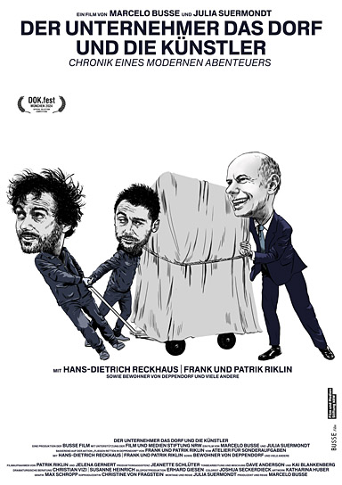 Filmplakat von "Der Unternehmer, das Dorf und die Künstler" (2024)