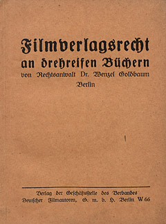 38_Goldbaum_Filmverlagsrecht_1919_Titel_240