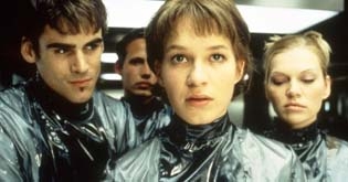 Sebastian Blomberg, Benno Fürmann, Franka Potente, Anna Loos (v.l.n.r.) in "Anatomie" (1999)