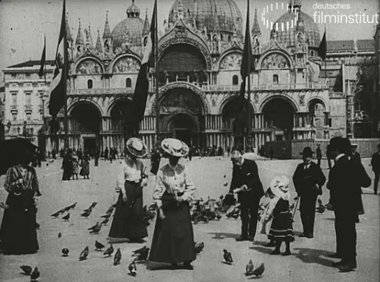 Screenshot aus "unidentifizierte Filmaufnahmen aus der Zeit um 1910"; Quelle: DIF