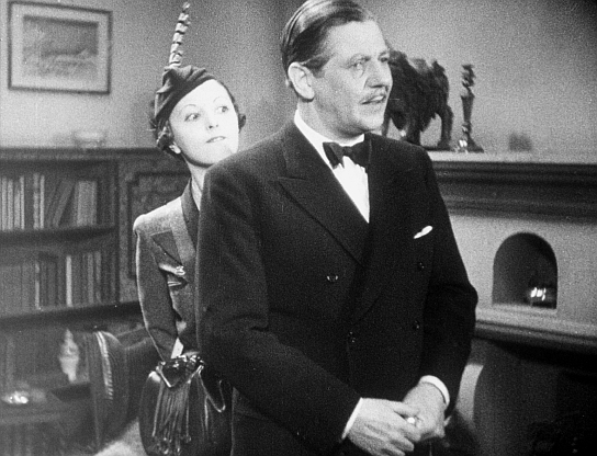 Jenny Jugo, Paul Hörbiger in "... heute Abend bei mir!" (1934); Quelle: DFF/Kineos Sammlung