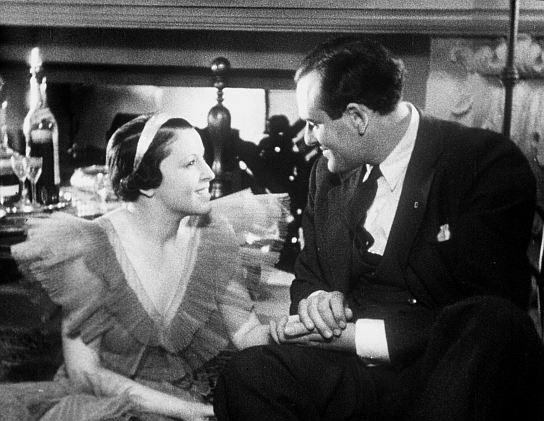 Jenny Jugo, Enrico Benfer in "... heute Abend bei mir!" (1934); Quelle: DFF/Kineos Sammlung