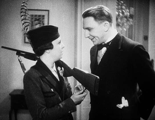 Jenny Jugo, Theo Lingen in "... heute Abend bei mir!" (1934); Quelle: DFF/Kineos Sammlung