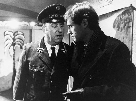 Toni Berger, Robert Atzorn (v.l.n.r.) in "Aus dem Leben der Marionetten" (1980)