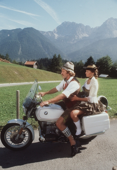 Drei Lederhosen in St. Tropez