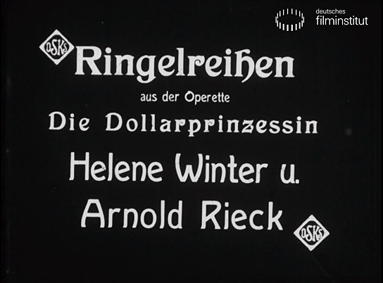 "Die Dollarprinzessin. Ringelreihen"