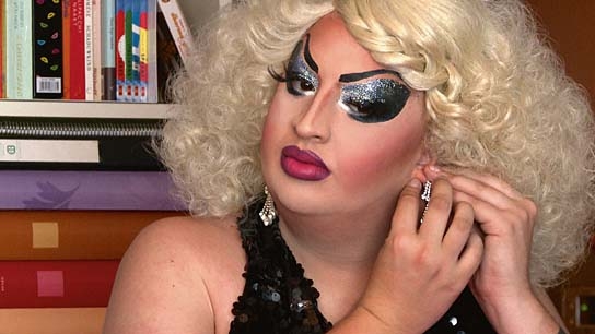 Eine Drag Queen aus Amsterdam