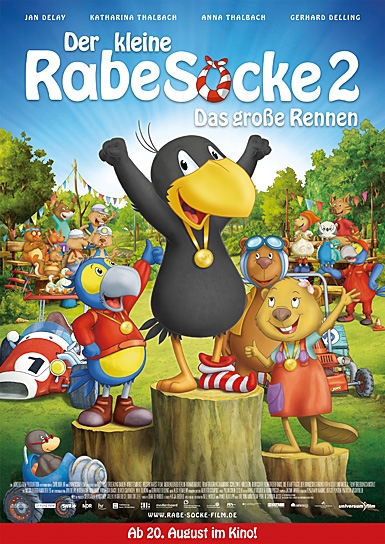 Der kleine Rabe Socke 2 - Das große Rennen, Universum Film, DIF