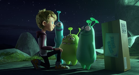 "Luis & die Aliens", Quelle: Majestic Filmverleih, DIF, © 2018 Ulysses Films, Fabrique d’Images, A. Film Production
