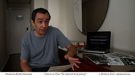 "Franco vor Gericht: Das spanische Nürnberg?", Quelle: play loud! productions, DIF, © Dietmar Post, playloud.org